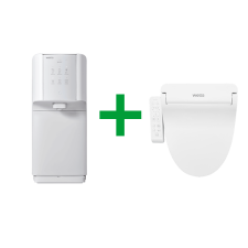 웰스 슈퍼쿨링 직수 정수기 (냉온정)＋항균 방수 비데