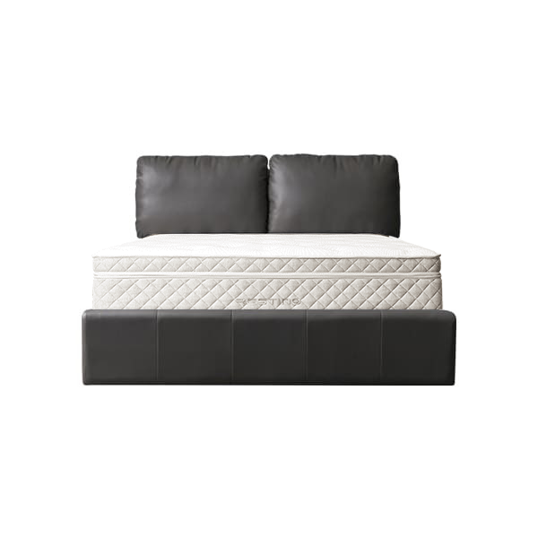 쿠쿠 레스티노 유로탑 매트리스 Q + 레스티노 매트리스 프레임 Q/K (모던 그레이)