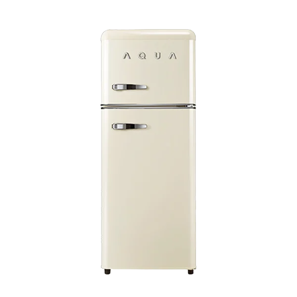 하이얼 아쿠아 레트로 2도어 냉장고 115L (크림 아이보리)