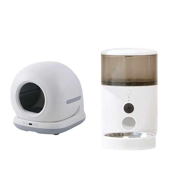 페페 고양이 IoT 스마트 자동 화장실 + 카메라 자동 급식기