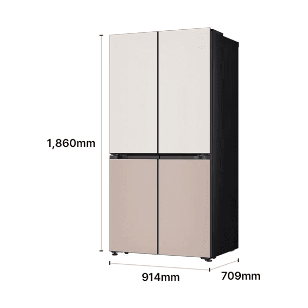 LG 디오스 AI 오브제컬렉션 냉장고 Fit & Max 650L 2등급