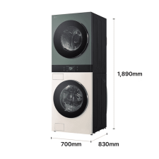 LG 트롬 AI 오브제컬렉션 워시타워 25/25kg 1등급