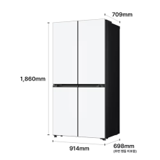 LG 디오스 AI 오브제컬렉션 냉장고 Fit & Max 650L 1등급