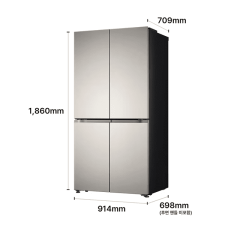LG 디오스 AI 오브제컬렉션 냉장고 Fit & Max 650L 1등급
