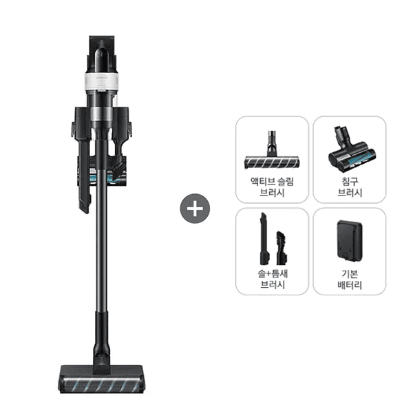 삼성 제트 핏 침구 브러시 패키지 무선청소기